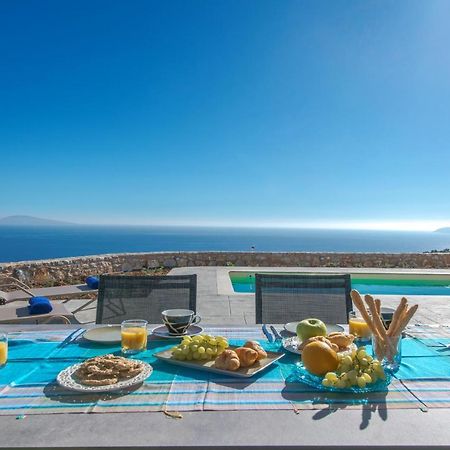 Tranquil Sea View Villa With Private Pool, Just 2Km From The Beach! Agia Galini Buitenkant foto