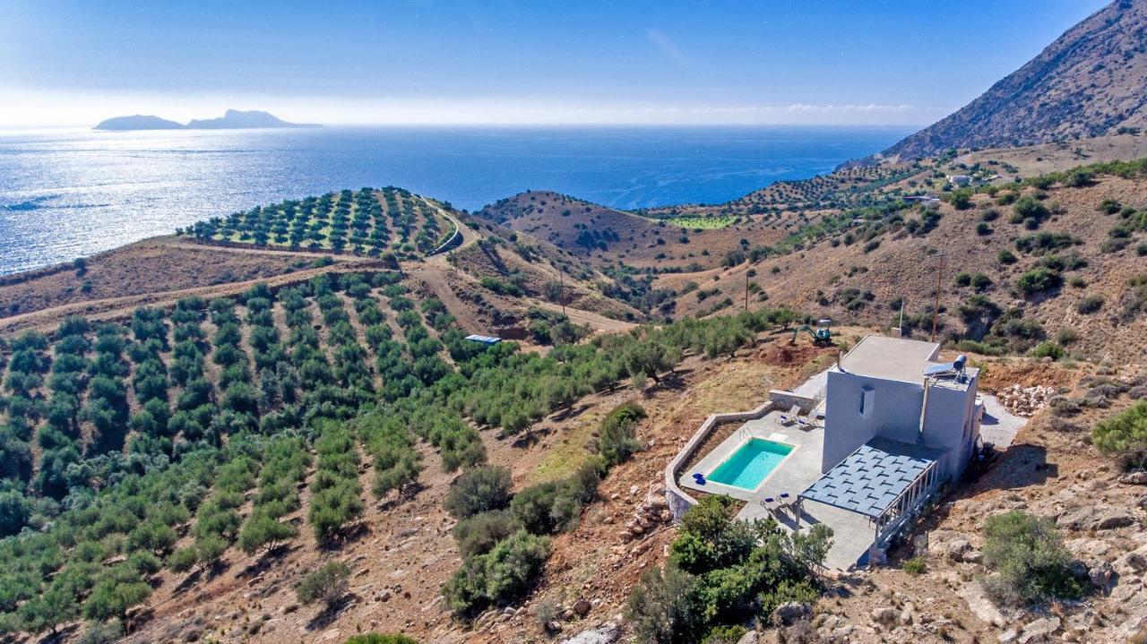 Tranquil Sea View Villa With Private Pool, Just 2Km From The Beach! Agia Galini Buitenkant foto