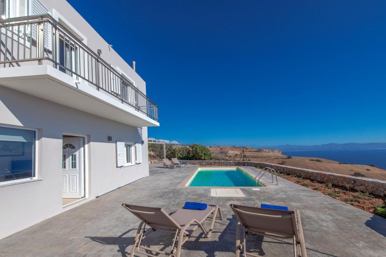 Tranquil Sea View Villa With Private Pool, Just 2Km From The Beach! Agia Galini Buitenkant foto