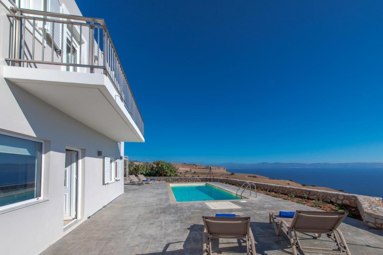 Tranquil Sea View Villa With Private Pool, Just 2Km From The Beach! Agia Galini Buitenkant foto