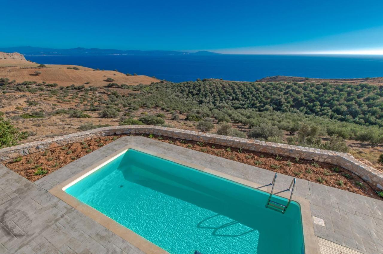 Tranquil Sea View Villa With Private Pool, Just 2Km From The Beach! Agia Galini Buitenkant foto