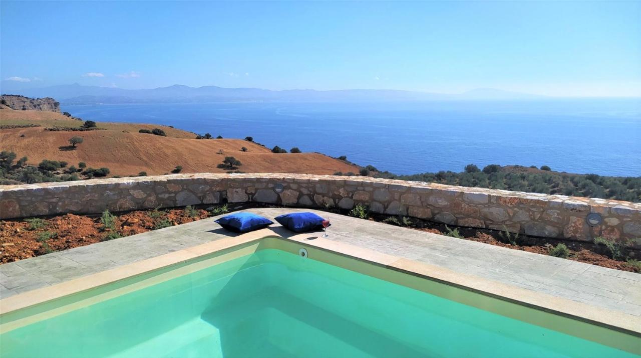 Tranquil Sea View Villa With Private Pool, Just 2Km From The Beach! Agia Galini Buitenkant foto